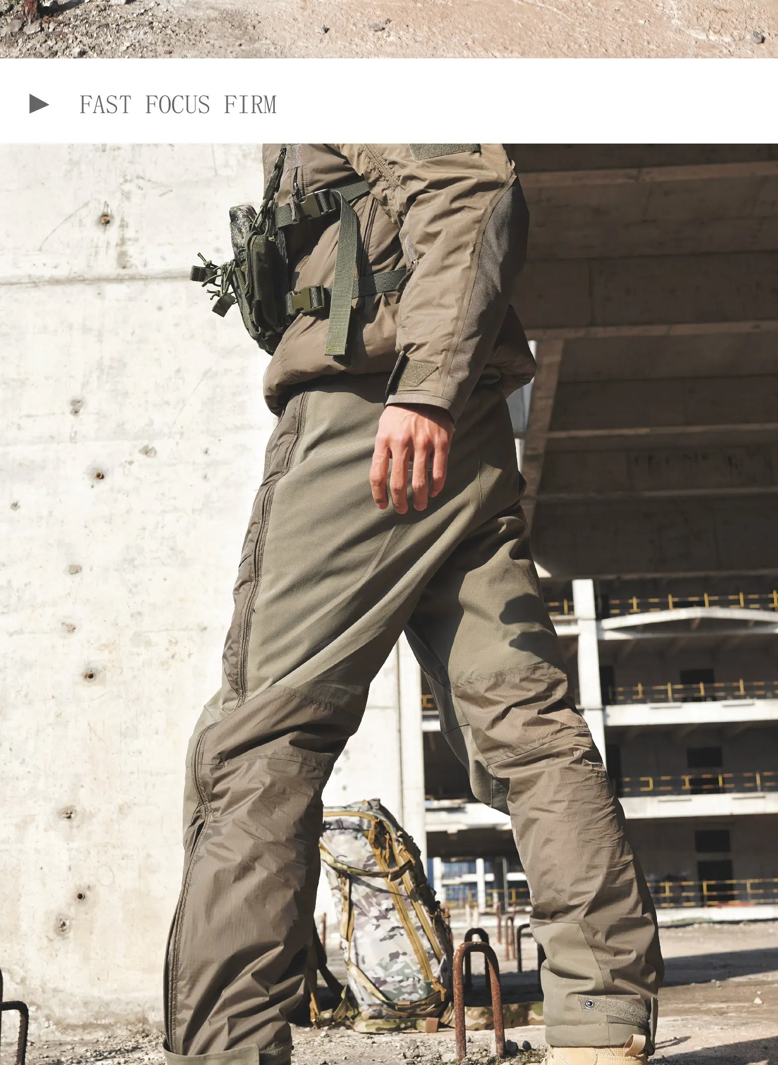 Pantalón táctico polar de algodón cálido y resistente al viento en uso exterior