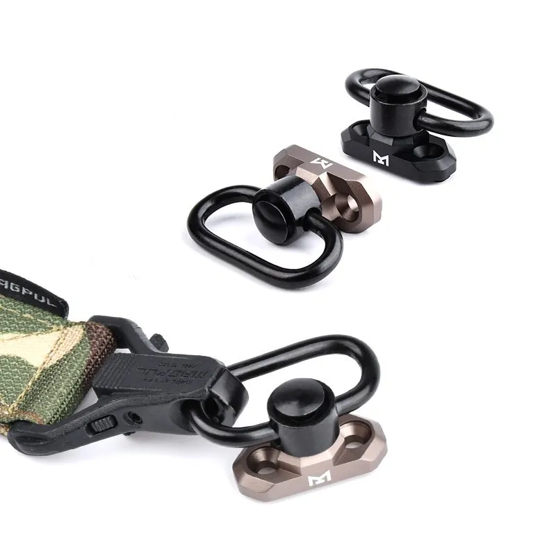 WADSN-montaje táctico de Metal QD para M-LOK Keymod montaje Base accesorios montaje Base Correa giratoria hebilla Botón de liberación rápida - imagen 5