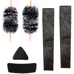 Juego de absorción de impacto de cuerda de arco de tiro con arco, placa de descanso de flecha de cuero, tira adhesiva de arco para accesorios tradicionales de arco largo