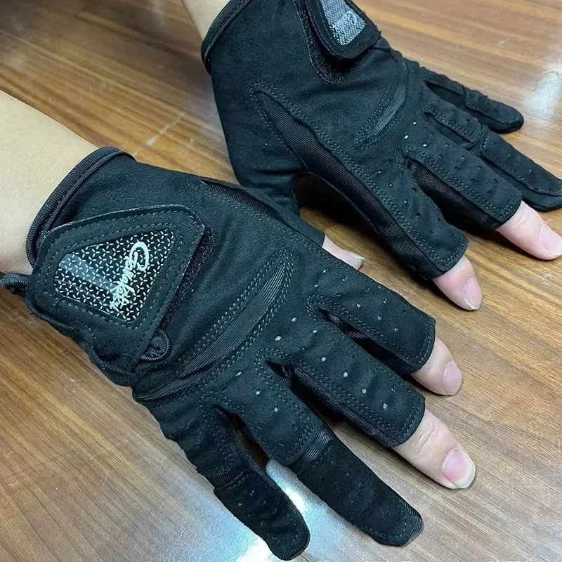 Nuevo Guantes de pesca Gamma, protector solar, transpirables, antidesgaste, tres dedos, pesca en mar, pesca en roca, - imagen 4
