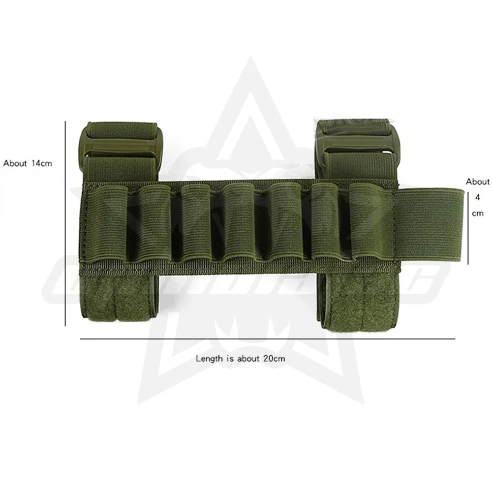 OPHIDIAN Nylon calibre 12 7 bolsas redondas de munición Mag para escopeta soporte de carcasa de bala accesorios de caza revista al aire libre - imagen 3