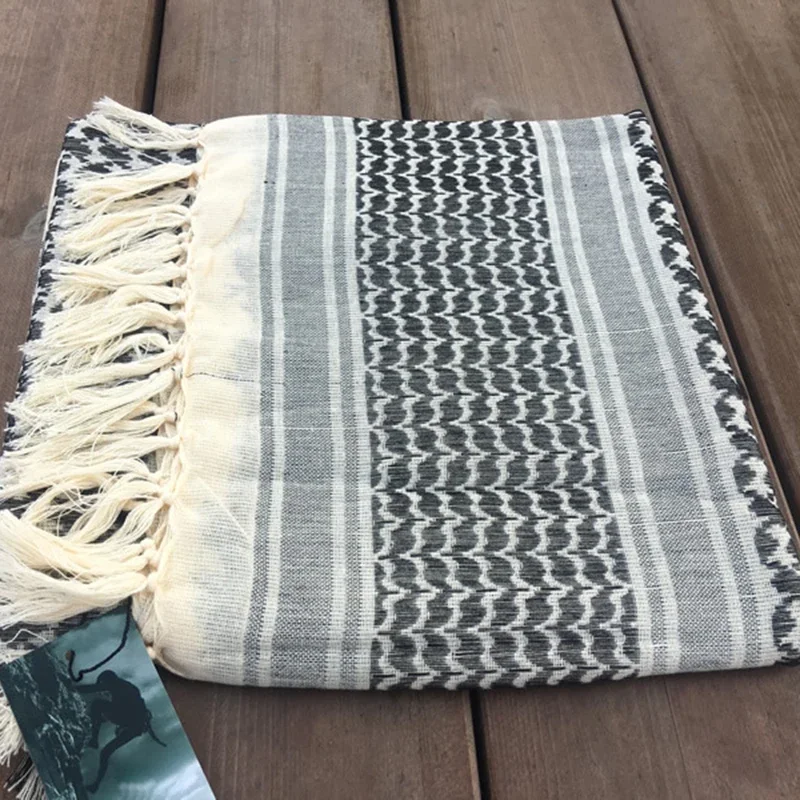 Hombres Mujeres deportes al aire libre combate táctico Airsoft militar árabe Shemagh KeffIyeh Arafat bufanda senderismo Camping ciclismo Accesorios - imagen 4
