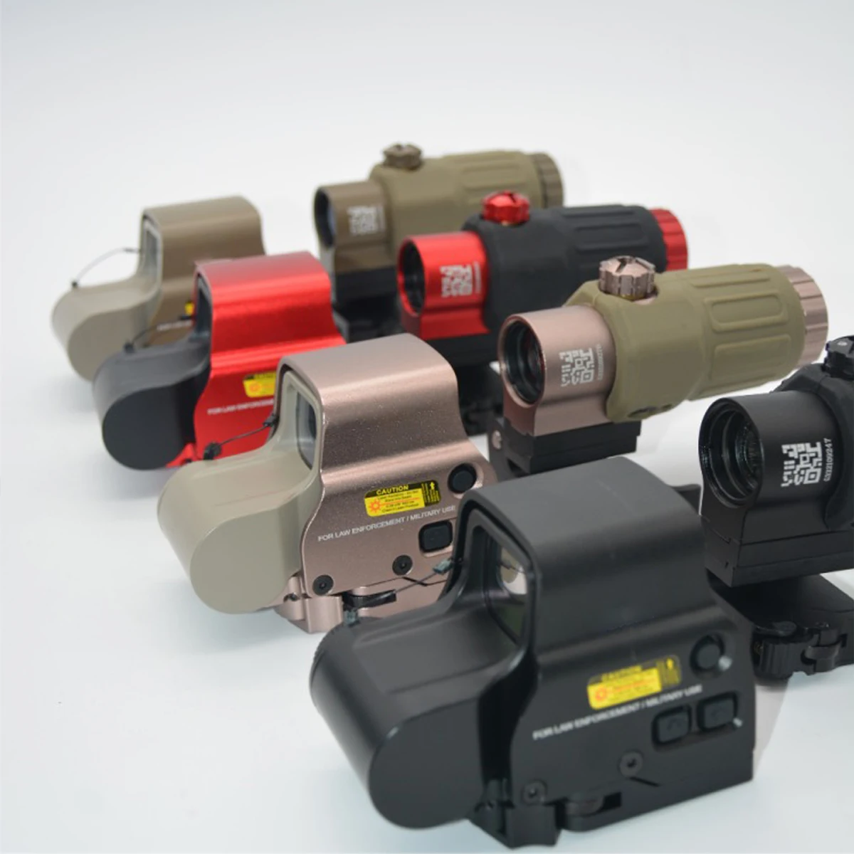 Caja holográfica táctica 558 + G33, mira de punto rojo y verde, lupa 3X, Combo de caza, Rifle de tiro, alcance de caza - imagen 2