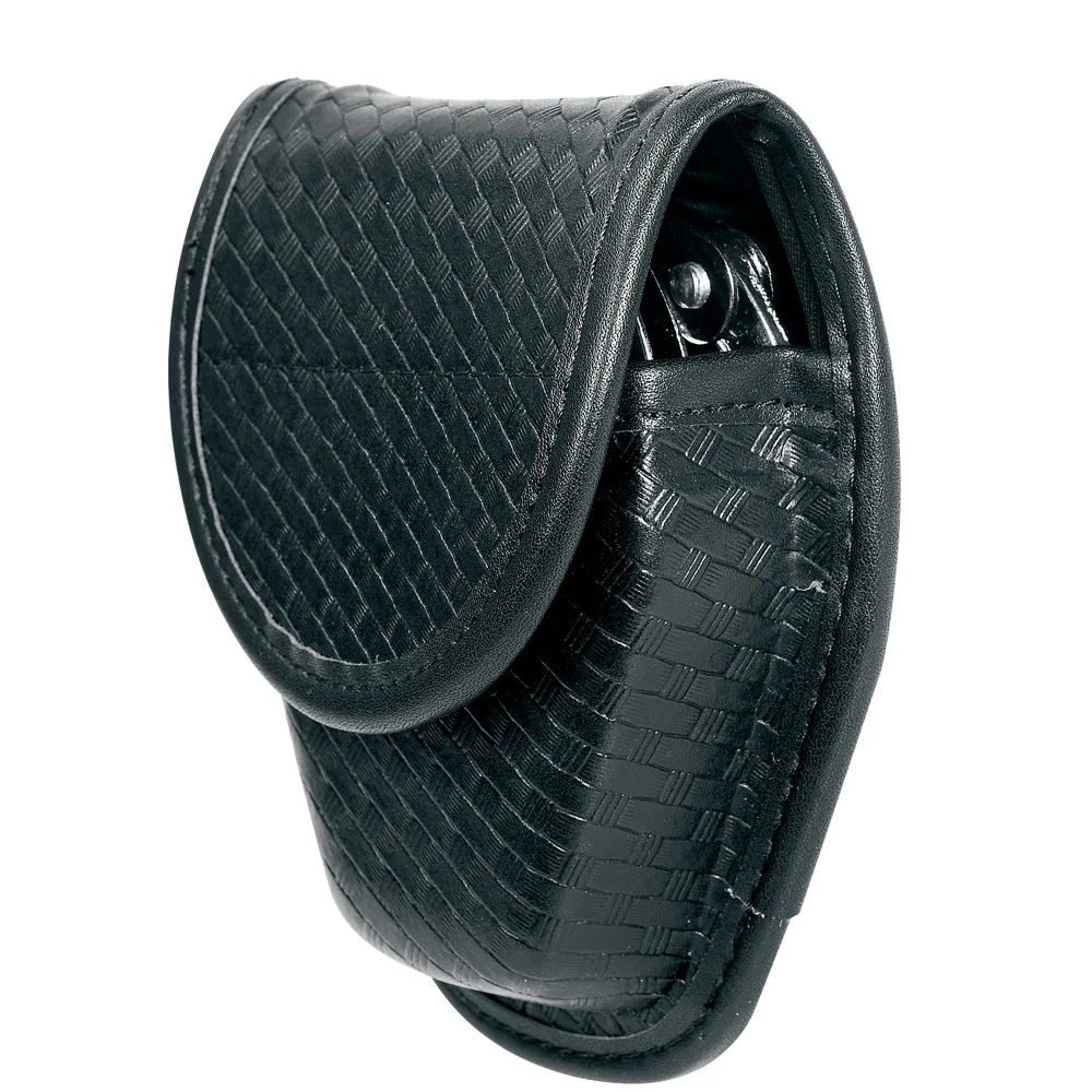 Funda para esposas dobles de 2..25 ", bolsa táctica con broche oculto para aplicación de la ley, bolsa para esposas dobles estándar con lazo para cinturón - imagen 4