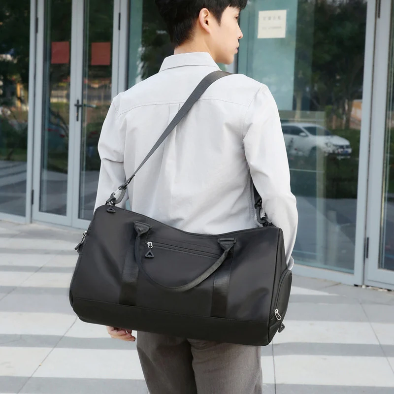 Bolso de mano deportivo grande para hombre y mujer, bolsa de un solo hombro para natación, Yoga, viaje, equipaje al aire libre - imagen 5