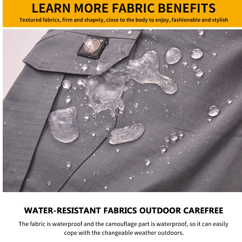 HAN WILD-Pantalones tácticos de combate para hombre, ropa de escalada, Airsoft, Camping, caza, resistente al desgaste - imagen 5