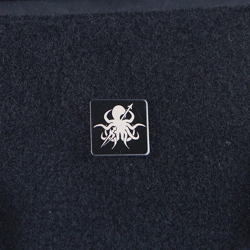 Arknights parches de Metal para bolsos, Mini insignia de moral táctica, decoración para ropa y mochila - imagen 4