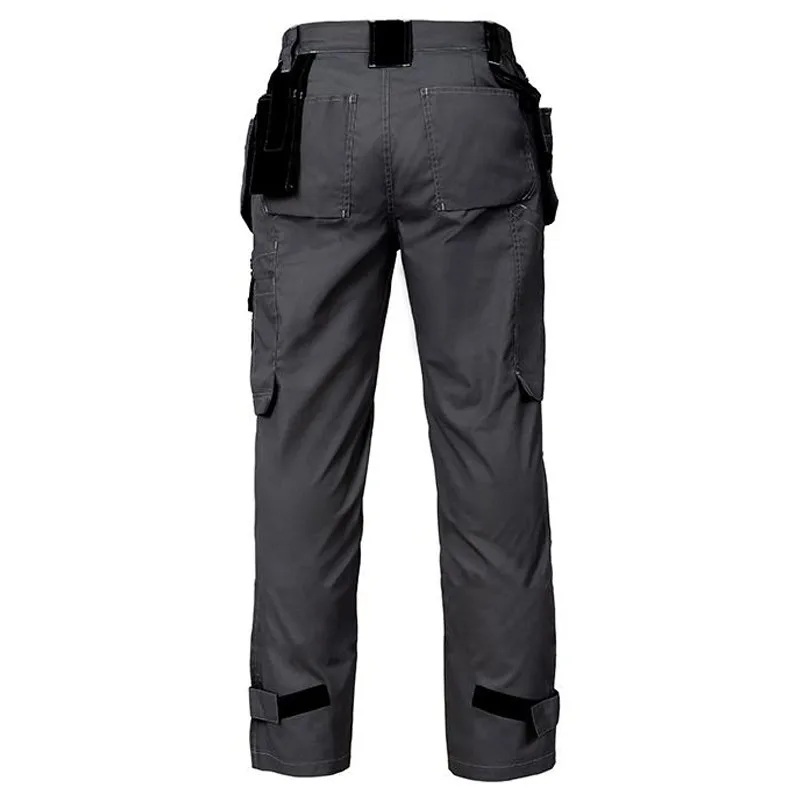 Pantalones de trabajo multifuncionales para hombre, ropa de trabajo resistente al desgaste, pantalones Cargo de reparación mecánica de trabajo de alta calidad - imagen 3