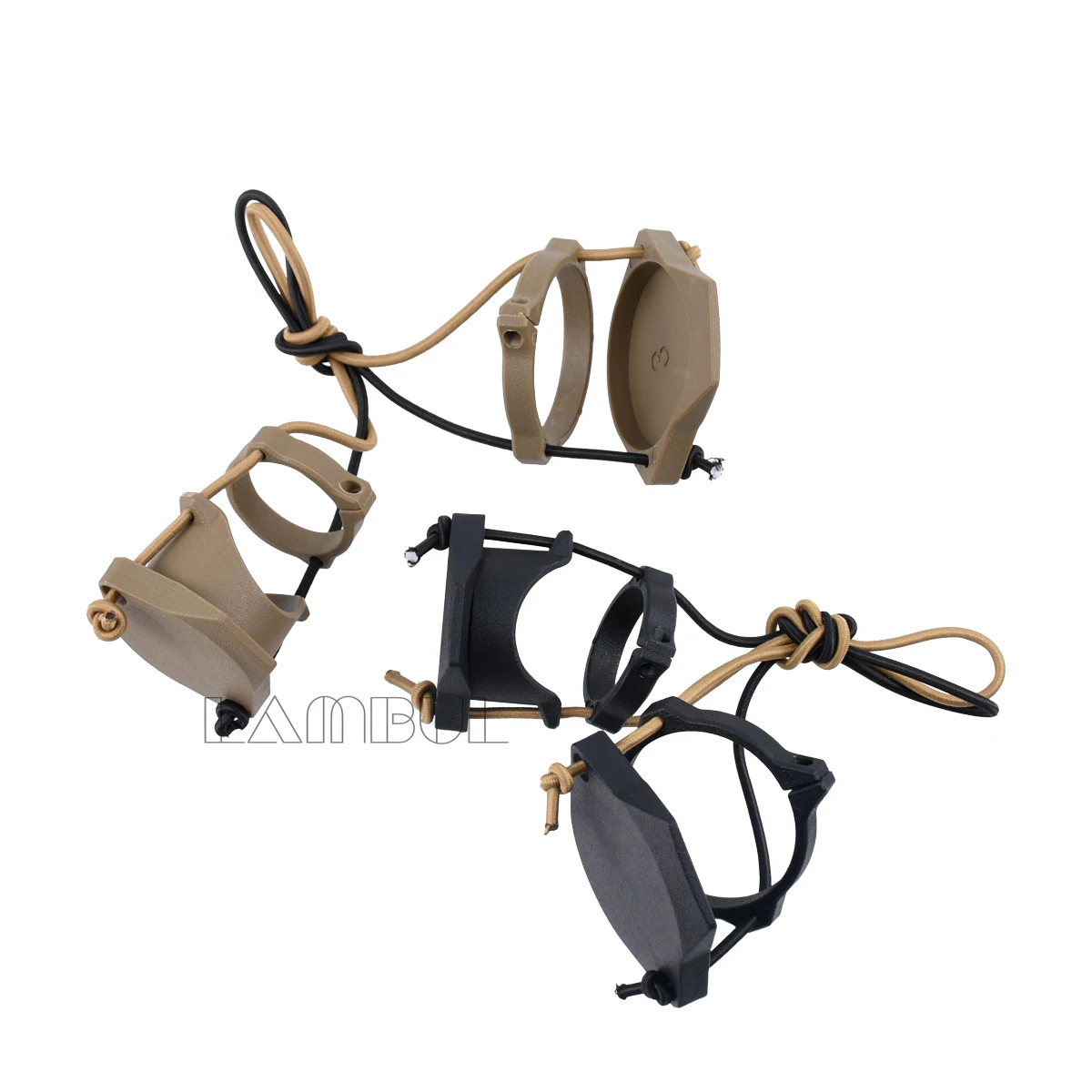 Cubierta de lente de RifleScope de tubo táctico VORT 1-6X con tapa trasera Protector de tapa de nailon accesorios de tapa de protección abatible hacia arriba - imagen 3