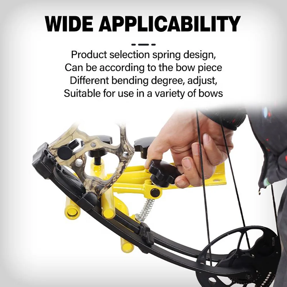 Arcos compuestos y flechas de Metal, soporte de equipo ajustable, marco de ajuste de barrena giratoria para ajustar y fijar, tornillo de banco de arco de tiro con arco - imagen 3
