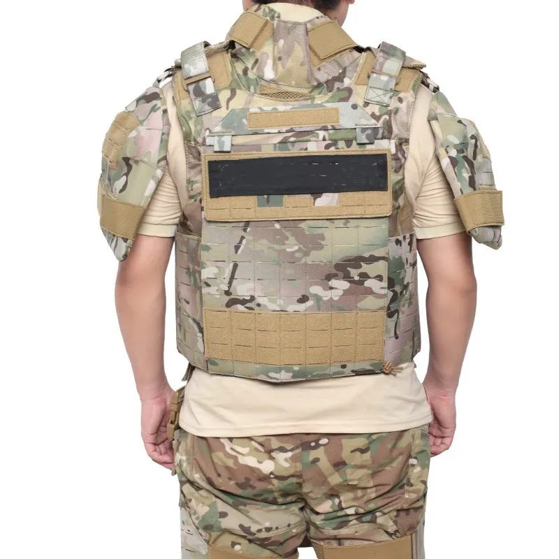 Camiseta sin mangas táctica para exteriores, chaleco pesado de protección completa para entrenamiento deportivo al aire libre, ropa de camuflaje - imagen 4