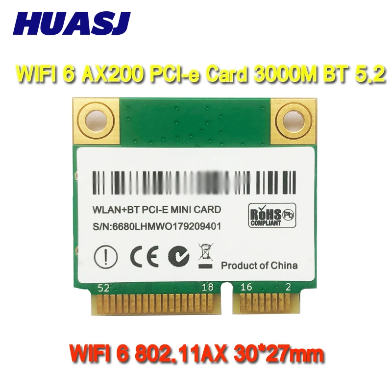 Huasj adaptador WiFi mini PCIe doble banda Bluetooth para PC - imagen 2