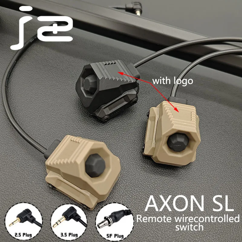 Interruptor de presión constante táctico AXON SF/3, 5/2, 5 enchufe para Surefir M600 M300 Scout Light compatible con riel de 20MM accesorio Airsoft - imagen 4
