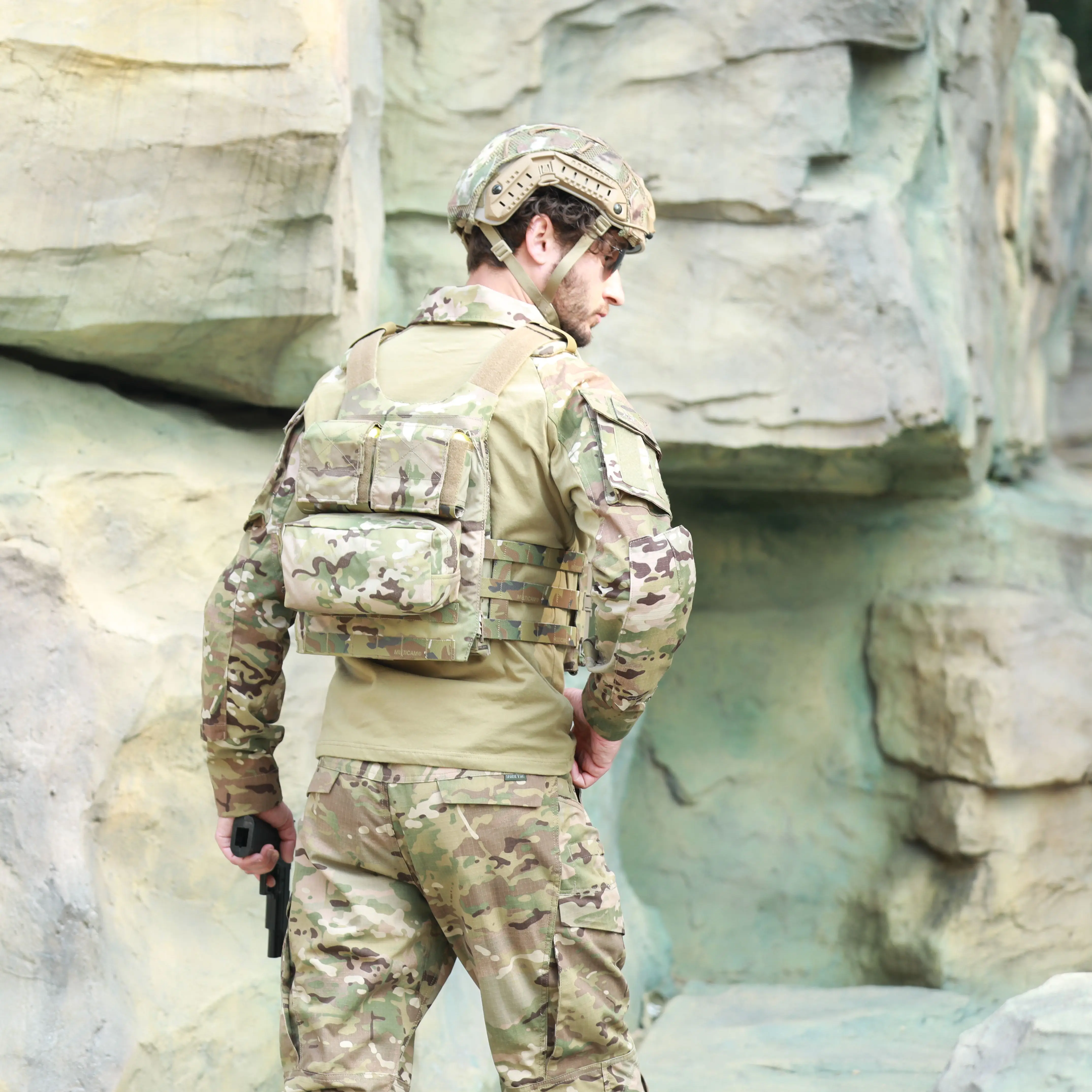 Spark Tac-Chaleco para hombre, paquete táctico multicolor opcional, Cpc/avs/jpc - imagen 2