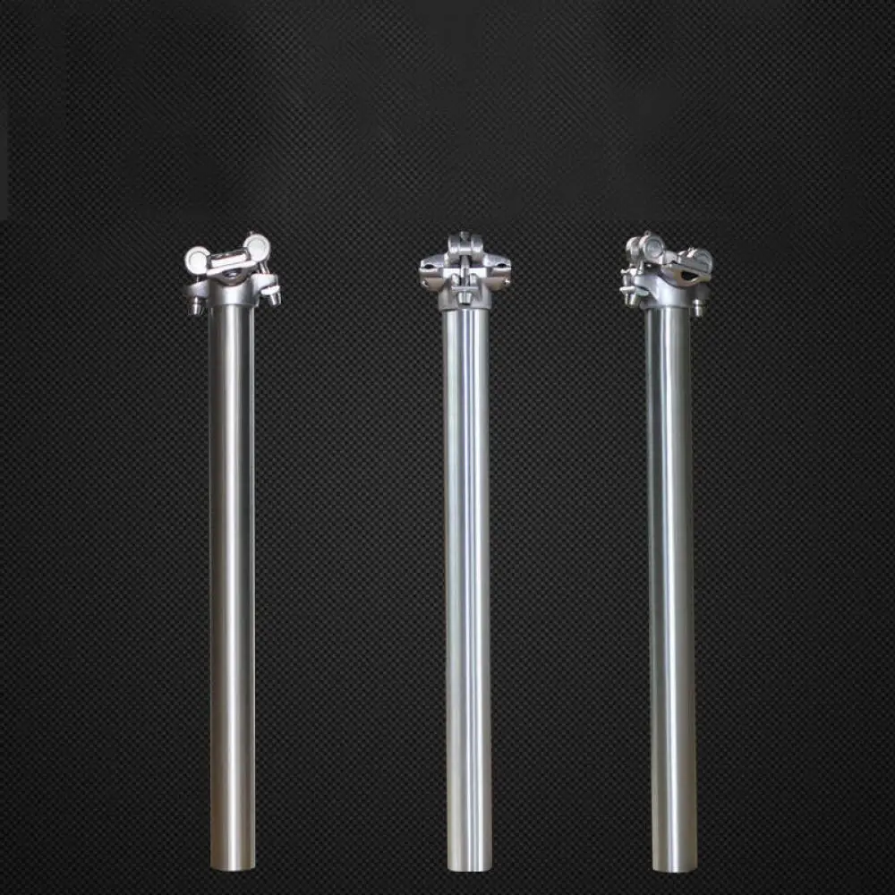Tija de sillín de titanio para bicicleta de montaña, tubo de asiento Ti de 27,2/30,9/31,6 Mm, 350/400Mm - imagen 5
