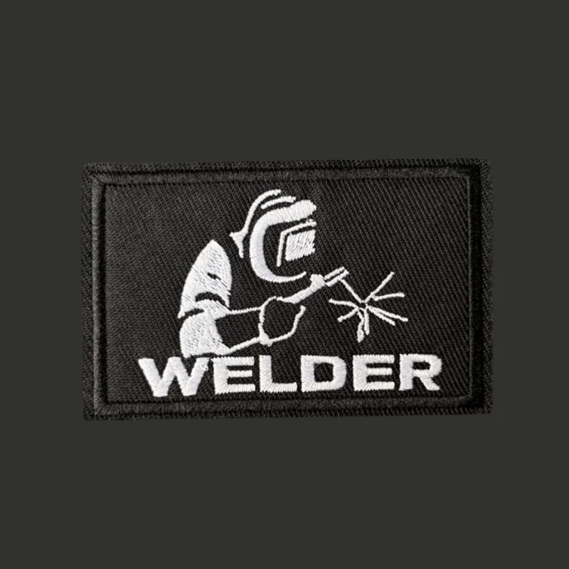 Parche WELDER, insignia de moral táctica, gancho bordado y bucle, mochila, ropa, accesorios decorativos, pegatina, brazalete - imagen 2
