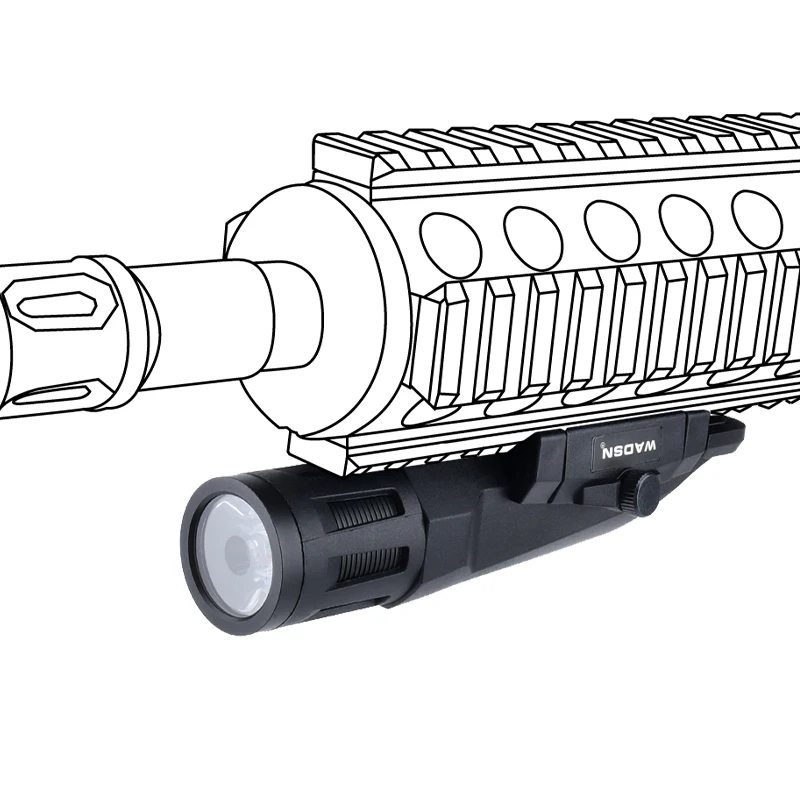 WML-G2 táctica WML larga caza linterna Nylon explorador de luz APL arma LED estroboscópica, lámpara momentánea de 20mm riel Airsoft - imagen 5