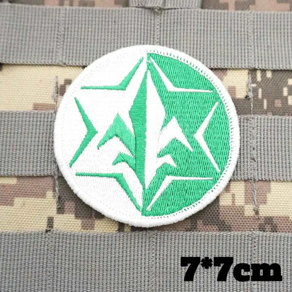 Parche bordado de la bandera de Israel, insignia de Moral del Ejército Mlrs de gancho y bucle, idioma israelí, equipo al aire libre, pegatina de mochila táctica - imagen 5