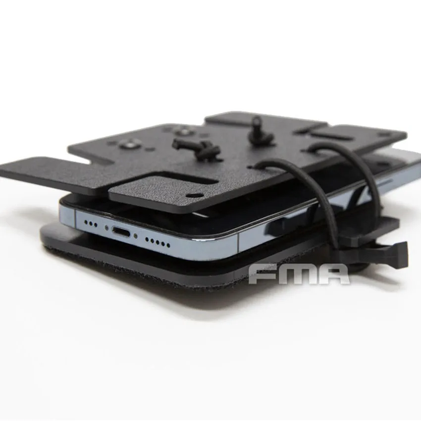 Chaleco táctico para exteriores, portador de teléfono, pecho Universal, Molle, plegable, tablero de navegación para teléfono móvil - imagen 2