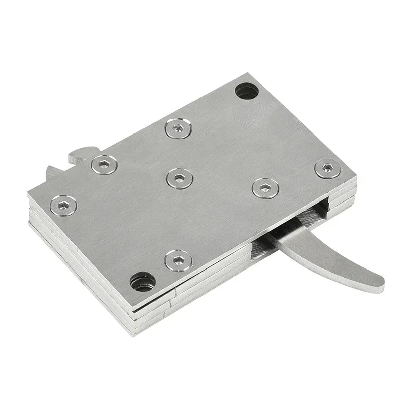 DIY 60 libras diseño de enlace gran potencia multiusos ballesta accesorios de cuerda llave Mini gatillo liberación de acero inoxidable - imagen 5