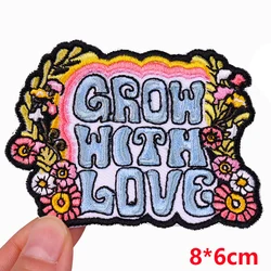 Parche bordado personalizado con letra - Termoadhesivo para chaleco