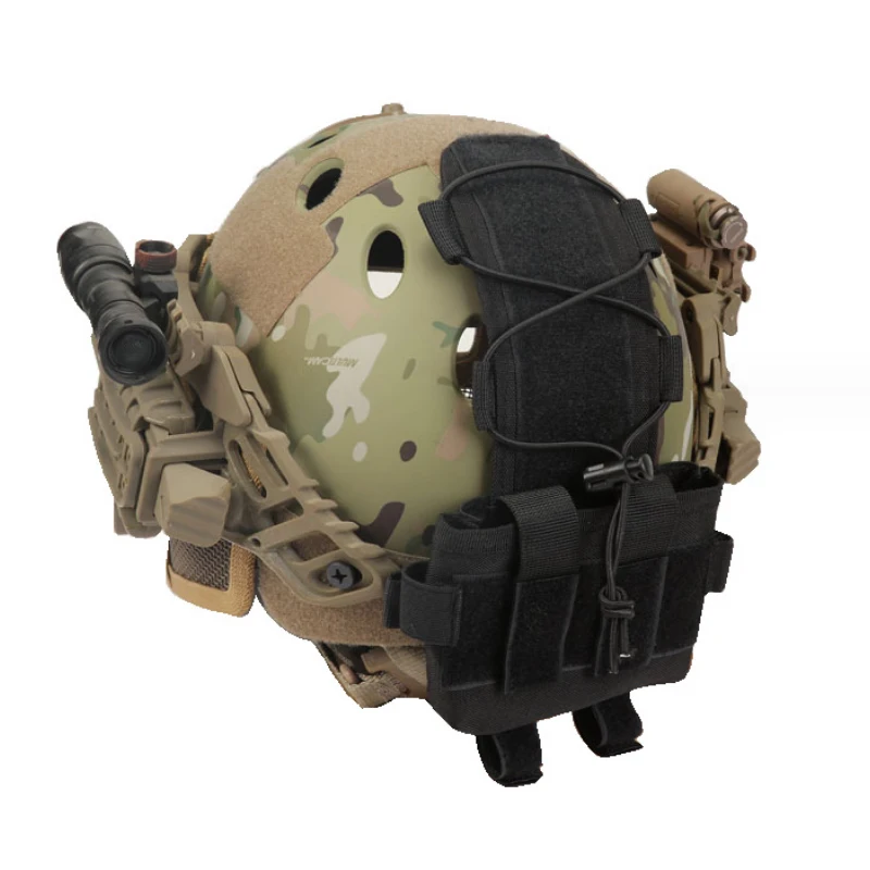Bolsa táctica MK2, funda de batería para casco de camuflaje, caza, Airsoft, accesorios para casco, bolsa EDC para exteriores - imagen 2