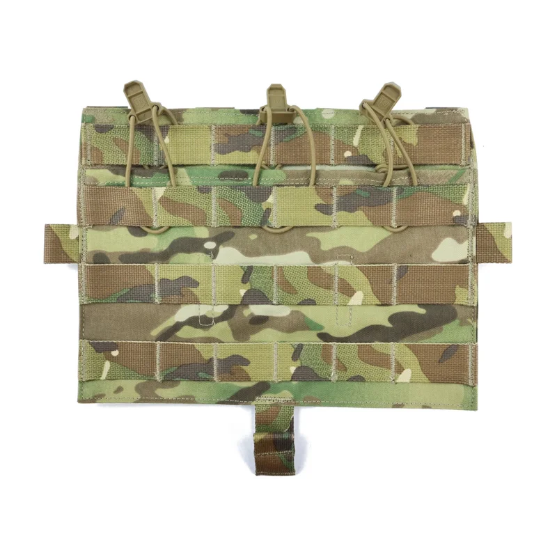 AFG-M041 ApeForceGear solapa desmontable Triple M4 Mag Panel plano para chaleco camping nylon Mini cintura molle airsoft