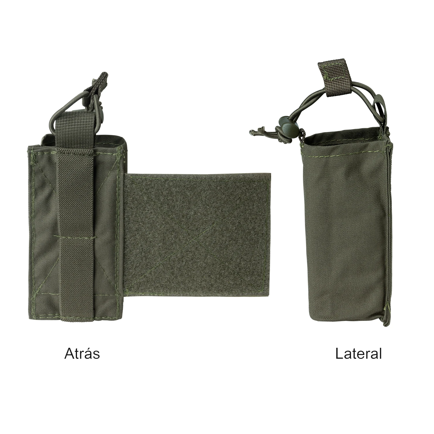 IDOGEAR-bolsa de Radio táctica, expansor de alas, soporte para Walkie Talkie, gancho y bucle, camo 3317-D - imagen 3