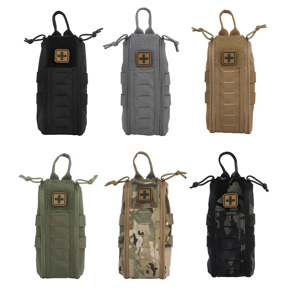 Bolsa Molle, botiquín de primeros auxilios médicos, kit de supervivencia de emergencia Ifak, bolsa médica impermeable, accesorios para chaleco de caza - imagen 2