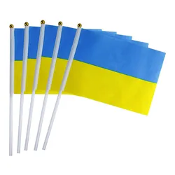 Bandera Ucraniana exterior resistente – Para agitar y decoración