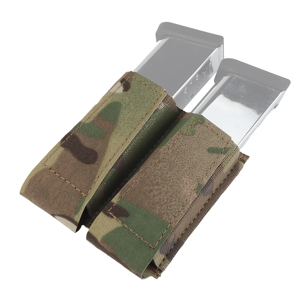 Nuevos accesorios de caza, bolsas tácticas de tipo abierto con doble Mag, accesorios para sistema Molle de caza, bolsa de cintura para linterna CS Wargame - imagen 5