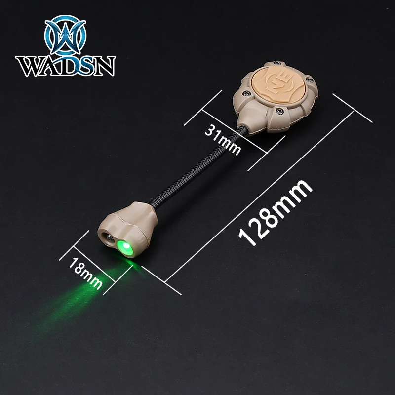 WADSN Mpls casco táctico luz Modular sistema de luz Personal luz blanca verde rojo IR iluminación caza al aire libre seguridad de supervivencia - imagen 5