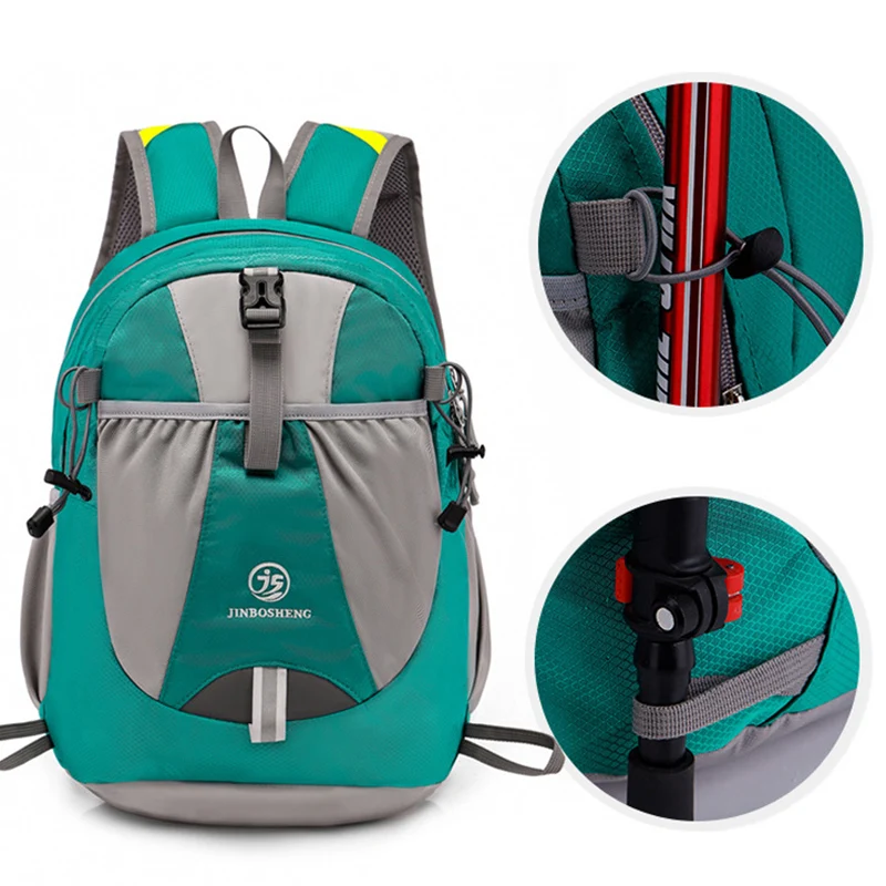 Mochila de escalada de 40L para hombre, bolsa deportiva de viaje para acampar al aire libre, ciclismo, senderismo, mochila grande reflectante Molle para pesca - imagen 3