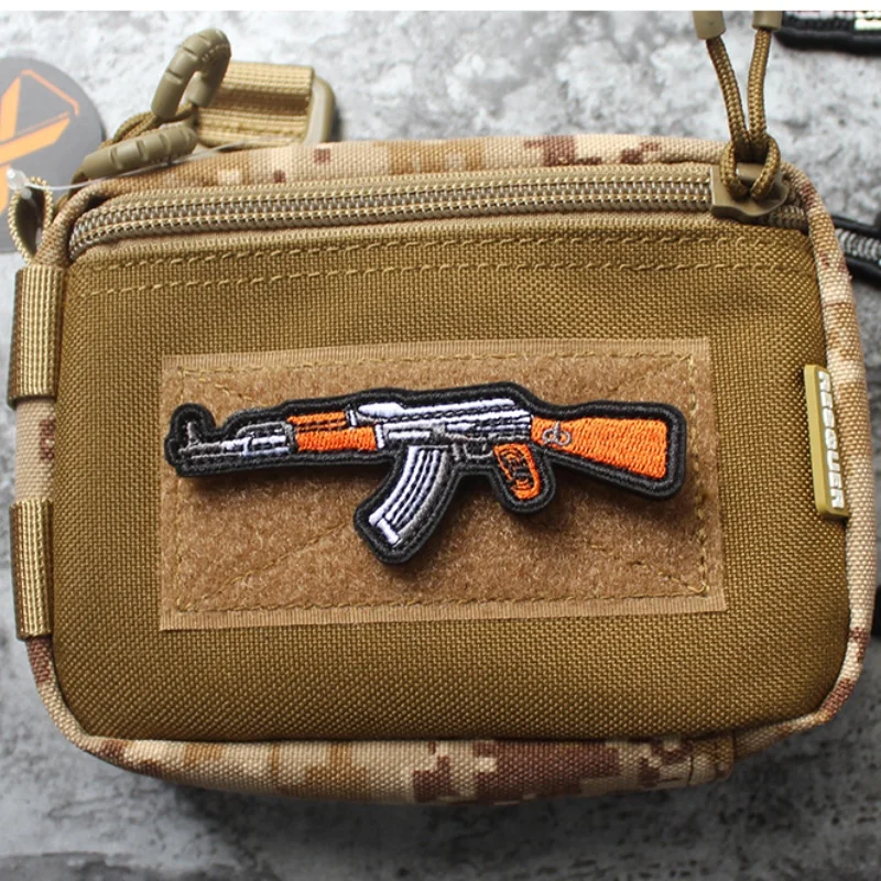 Parche Bordado AK Q Versión 81-1 Mini Rifle Klett Táctico Militar - imagen 5