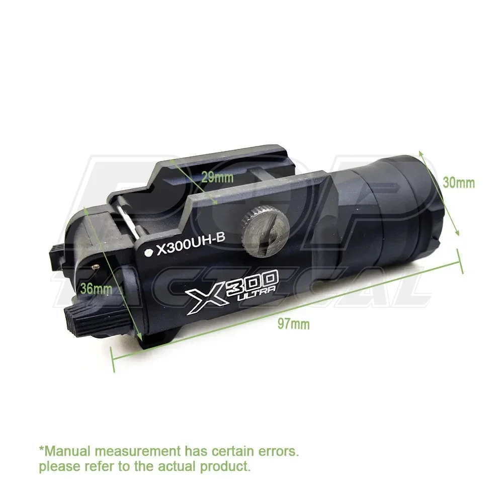 X300UH-B Luz de explorador SF linterna táctica arma lámpara Metal luz blanca ajuste 20mm carril accesorios de caza al aire libre Airsoft - imagen 3
