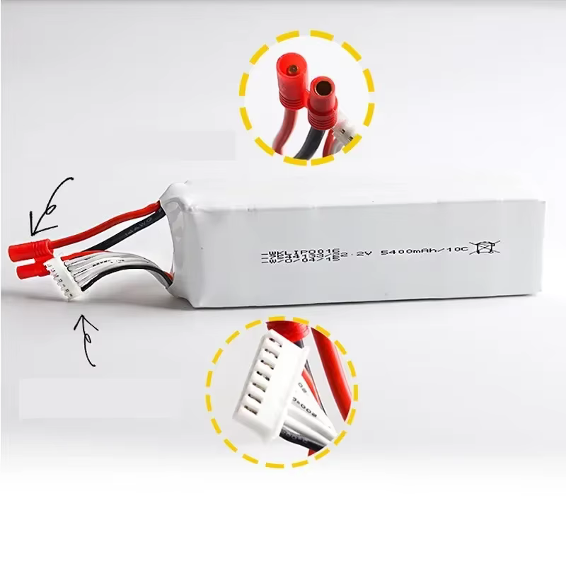 Batería LiPo RC Walkera conector XT60/T y banana para dron - imagen 3