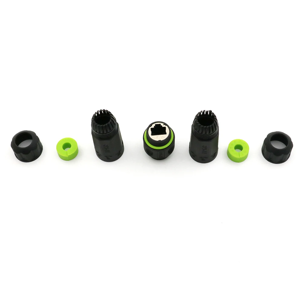 Xintylink-conector impermeable RJ45, conector sin blindaje utp cat6A, M25 hembra blindado stp, cable ethernet cat5e cat6 ip68 - imagen 5