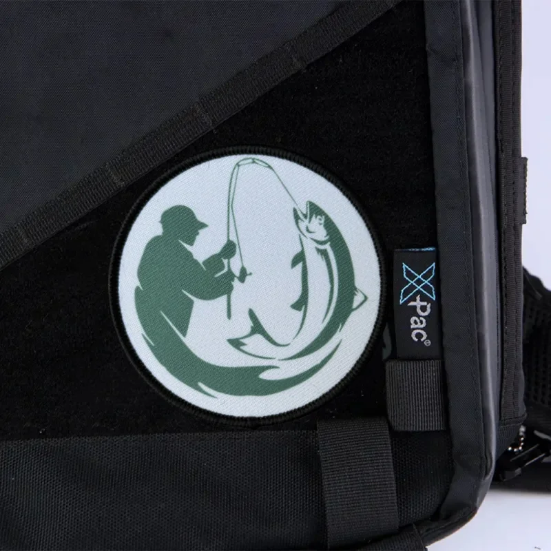 Parche de señal de pesca, insignia de moral táctica, estampado militar, gancho y bucle, mochila, ropa, accesorios decorativos, pegatina, brazalete - imagen 5