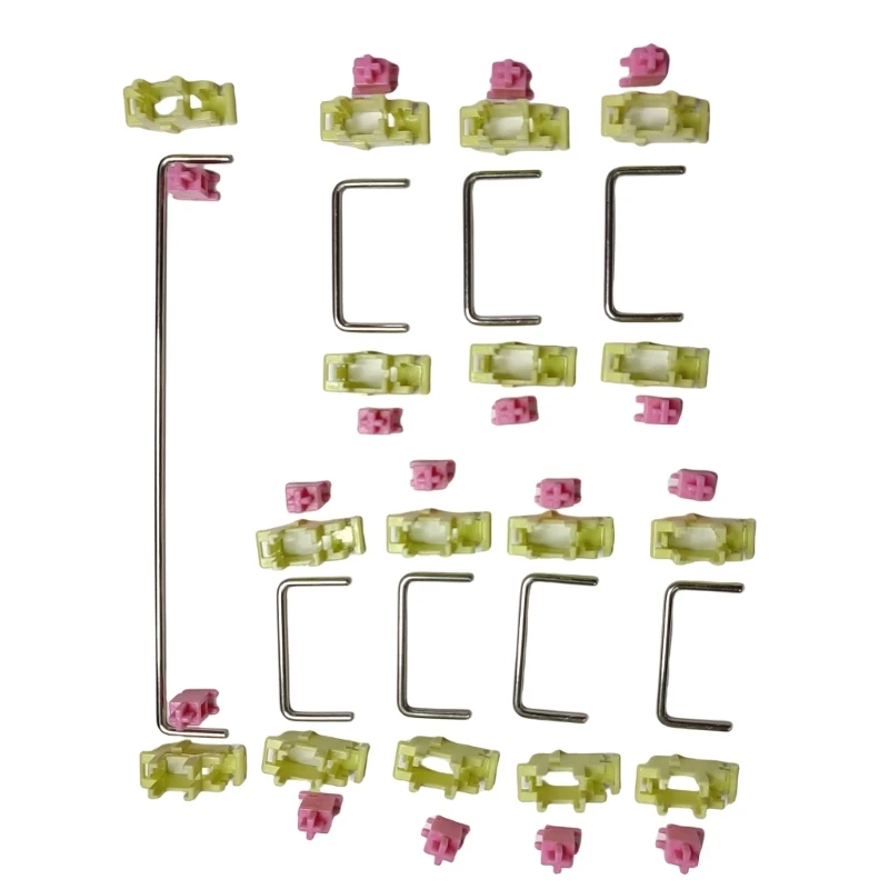 Juego estabilizadores teclado mecánico para teclados diseño 61/87/104/108 mejora experiencia escritura K1KF - imagen 4