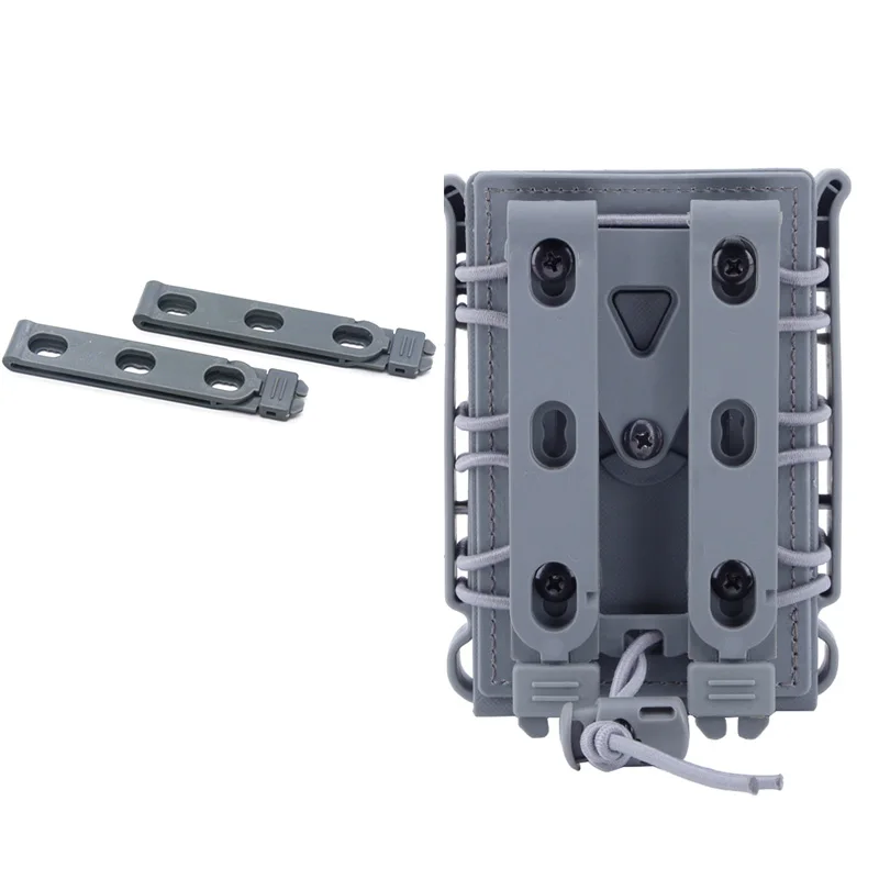 1 par de Clip Molle Kydex Clip de cintura cuchillo vaina MOLLE-LOK funda revista bolsa funda Clip conectar abrazadera trasera equipo de caza - imagen 5