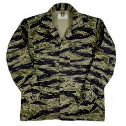Chaqueta táctica tiger stripe estilo Vietnam vintage militar