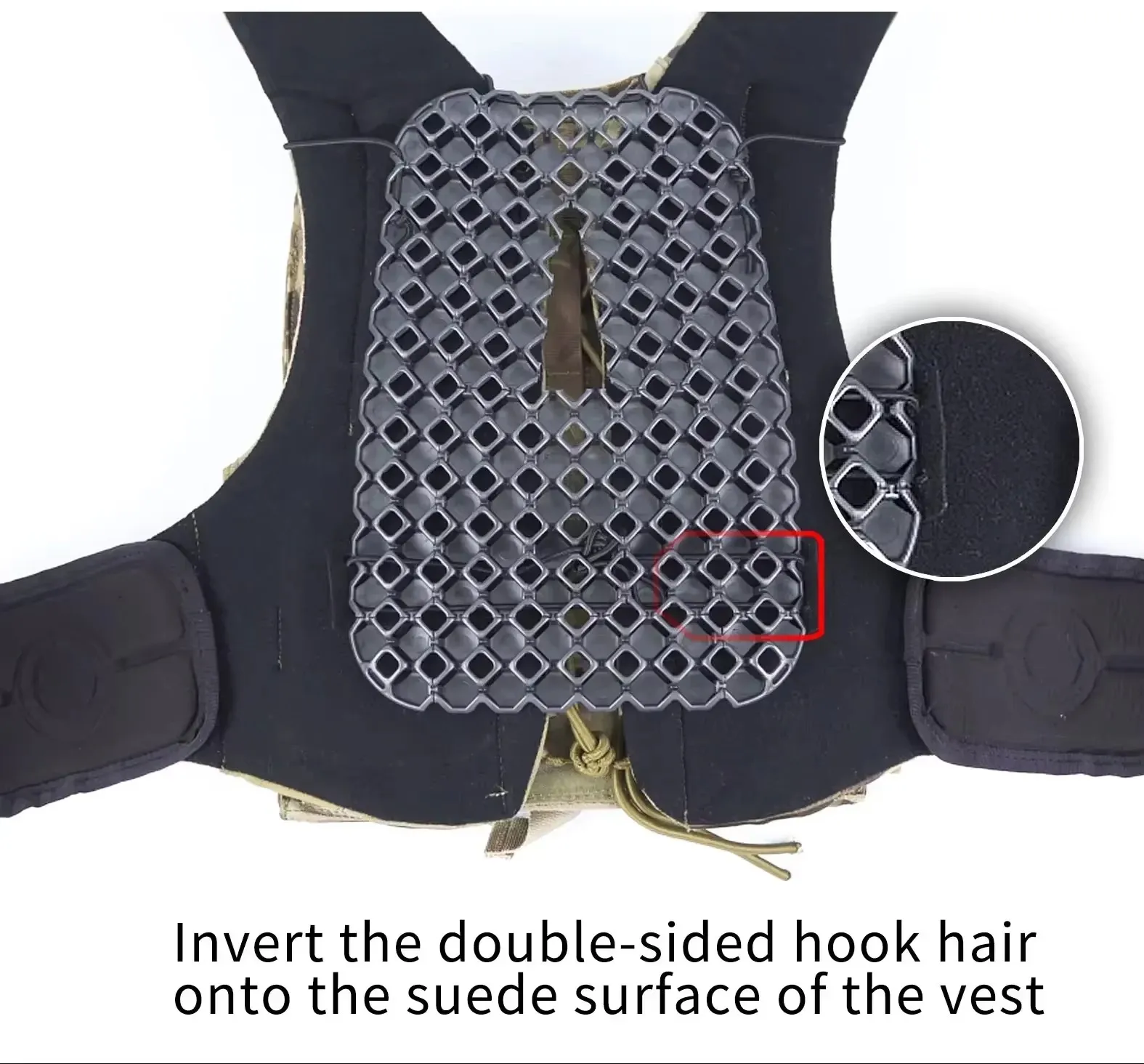 DMGear chaleco táctico almohadilla de disipación de calor almohadilla interior transpirable tridimensional Universal 3D - imagen 3