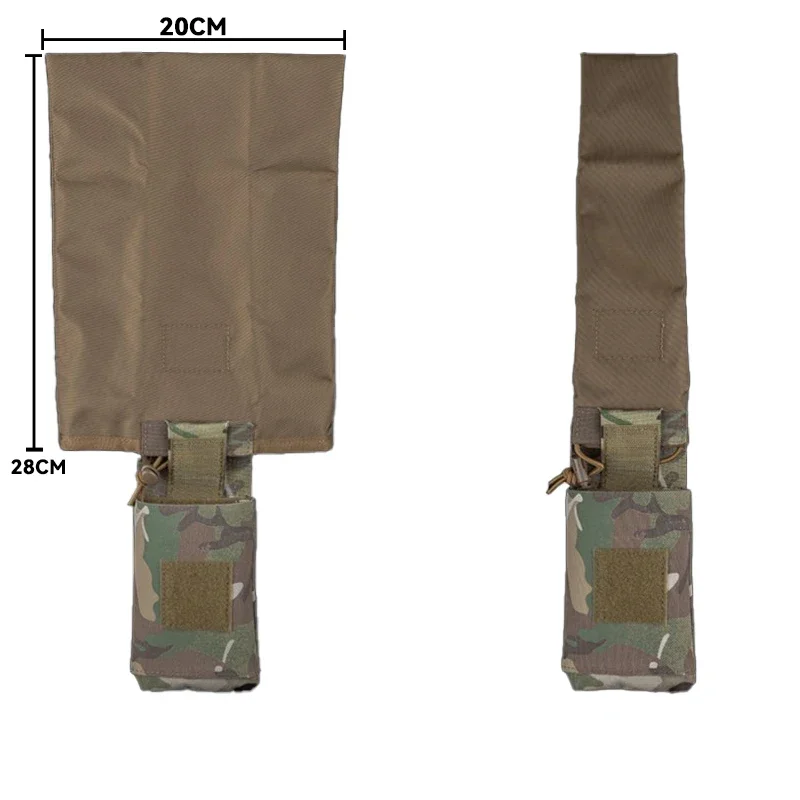 Cinturón táctico, chaleco, mochila, bolsa para revistas, desplegado rápido, bolsa de reciclaje, bolsa de basura Molle, accesorios para chaleco - imagen 2