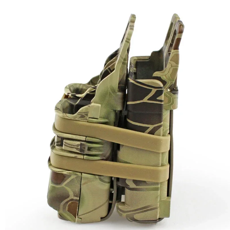 ERQYGRA chaleco táctico Molle Fast Mag, accesorios, sistema de bolsas para revistas, equipo de tiro al aire libre, caza, caja de plástico portátil - imagen 5