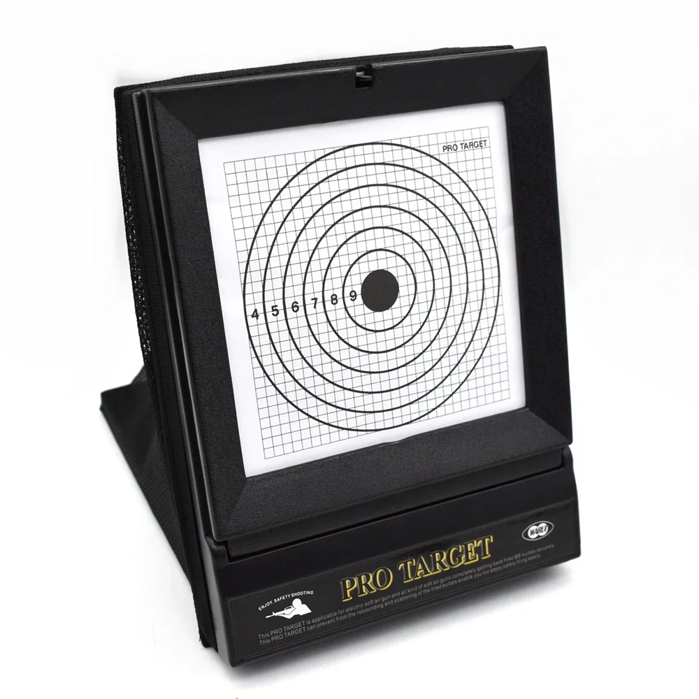 Alcance de tiro, pistolas BB y pellets con trampa, receptor de red, rangos al aire libre, reinicio de objetivo de malla para caza - imagen 2