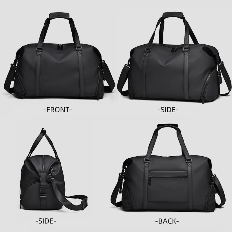 Bolso de hombro deportivo para Fitness, bolso de viaje al aire libre seco y húmedo, bolso cruzado para viaje de negocios, paquete de zapatos, bolso grande de corta distancia - imagen 5