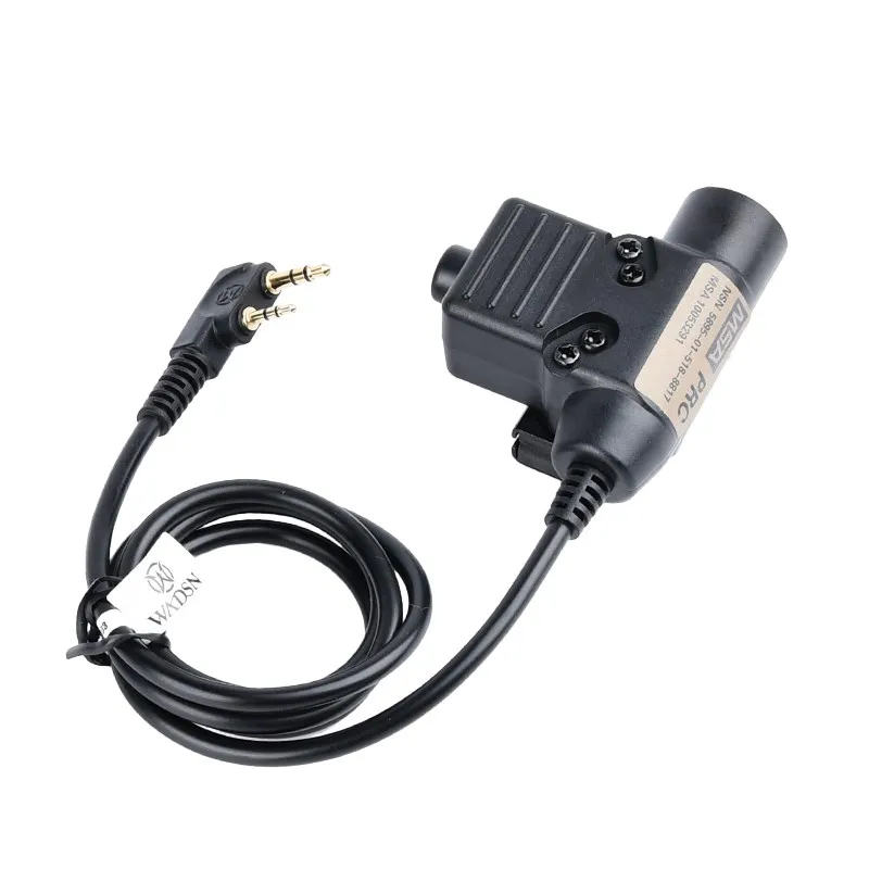 WADSN-Adaptador de auriculares tácticos militares U94 PTT, auriculares de caza al aire libre para teléfono móvil Midland, accesorios de intercomunicación Kenwood PTT - imagen 5