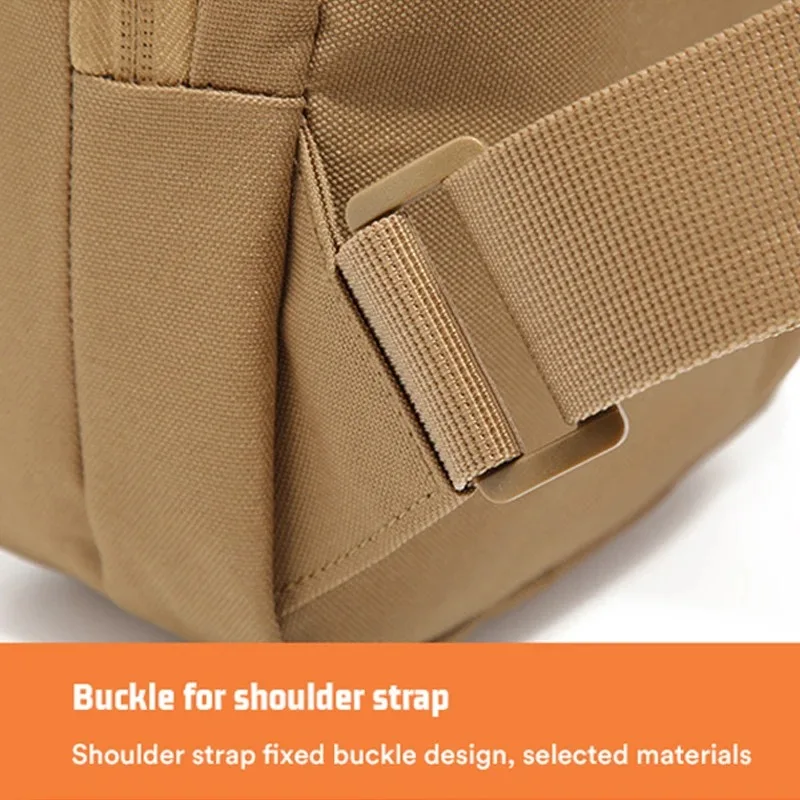 Bolsa de hombro táctica para el pecho, funda para pistola, bandolera de transporte oculta, mochila Convertible para caza y Camping - imagen 5