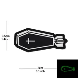 Parche tactico EOD PVC con velcro - insignia militar para uniformes