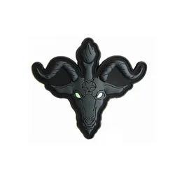 Parche PVC Medusa Anubis táctico Chevron para mochila y brazo